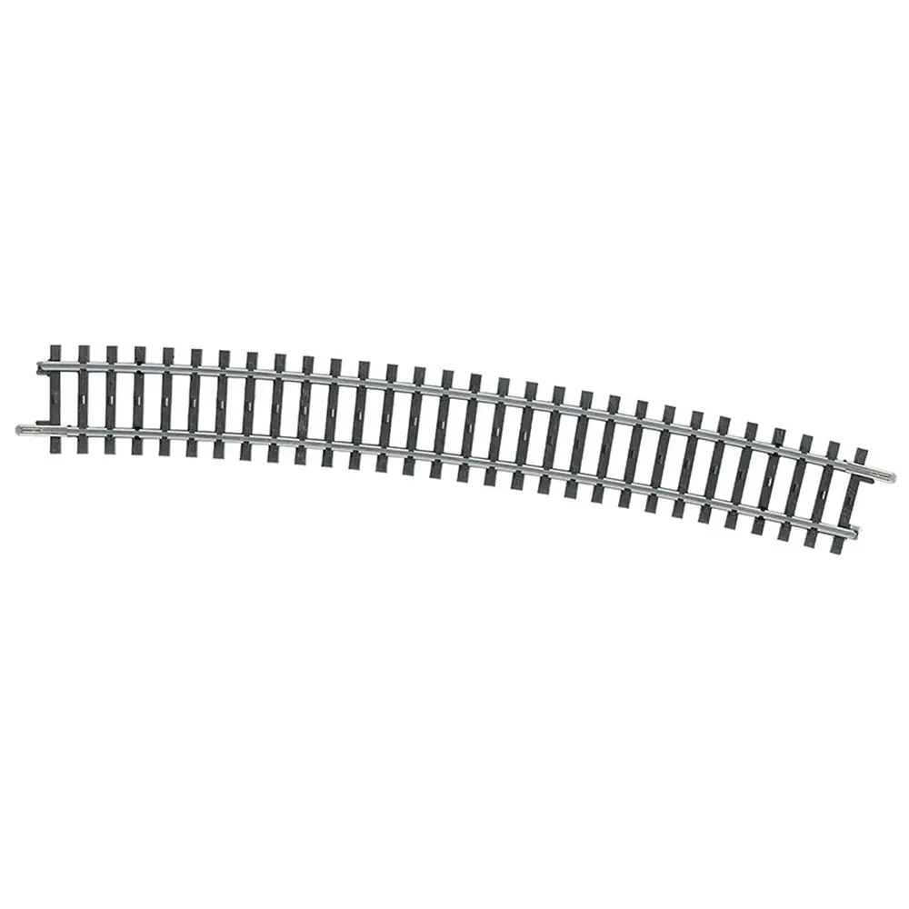 Rail courbe non ballasté - Marklin 2274 - HO 1/87 - Code 83 - Voie K - Angle 14,43° - Rayon 618,5mm - 3R