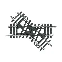 Croisement - Marklin 2258 - HO 1/87 - Code 83 - Voie K - 3R