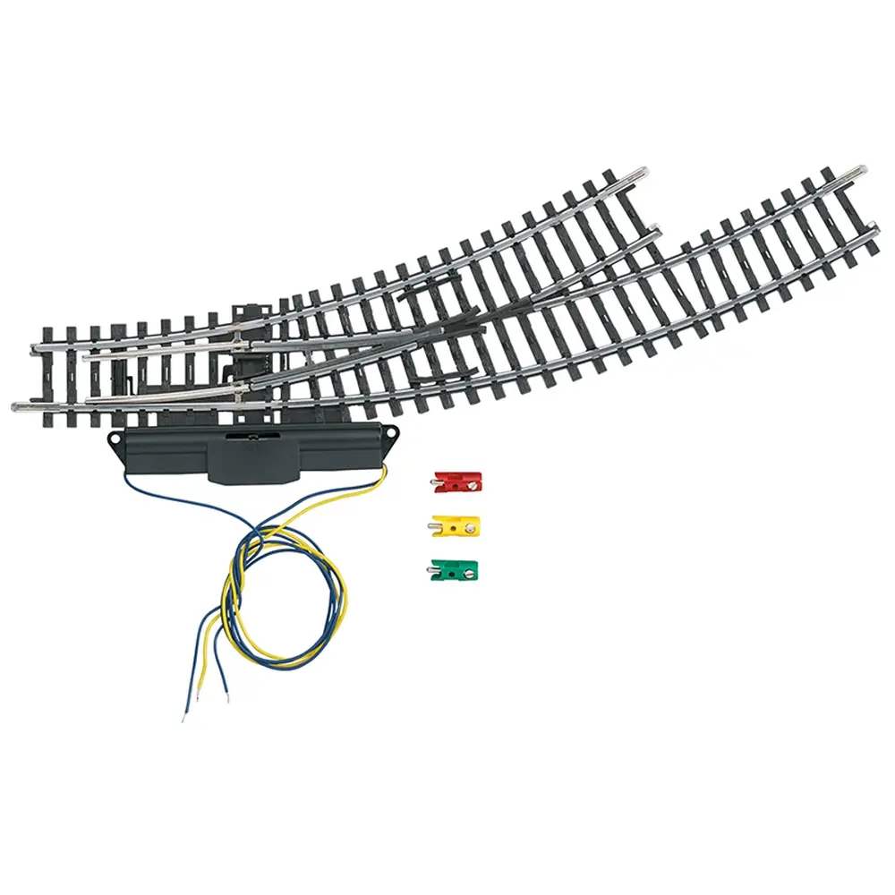Aiguillage à gauche non ballasté - Marklin 2268 - HO 1/87 - Code 83 - Voie K - 3R