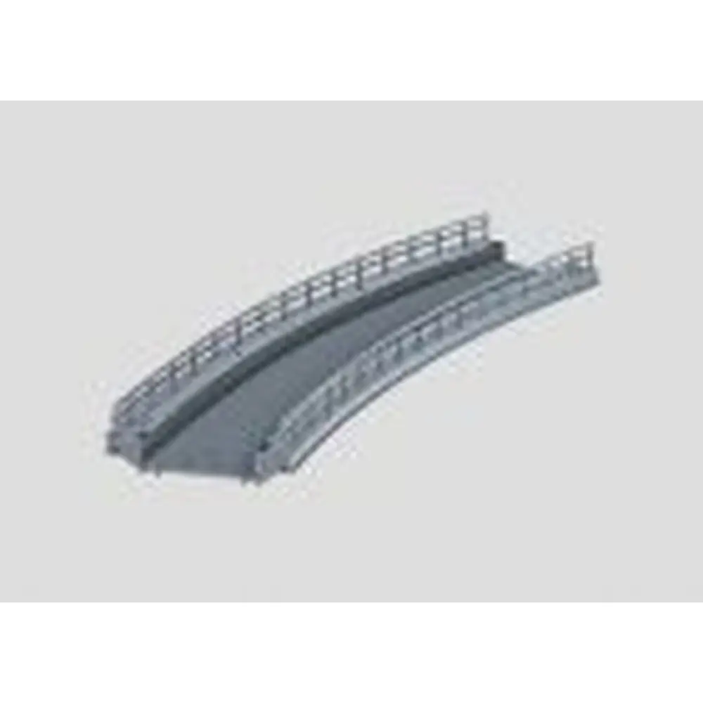Elément de Rampe Courbe - Rayon R2 - Voie C - Largeur 64MM - MARKLIN 74623 - HO : 1/87 - 3R