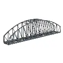 Pont en arc à voie unique Marklin 8975 - Z 1:220 - aspect en acier