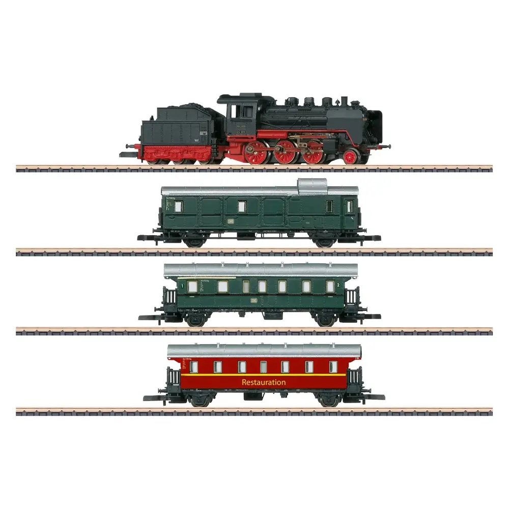 Set départ "Trains voyageurs-musée" Marklin 81874 - Z : 1/220 - Privat - EP III / V