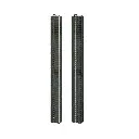 Coffret de 2 rails droits ballastés - Marklin 20360 - HO 1/87 - Code 83 - Voie C - 3R - Longueur 360 mm