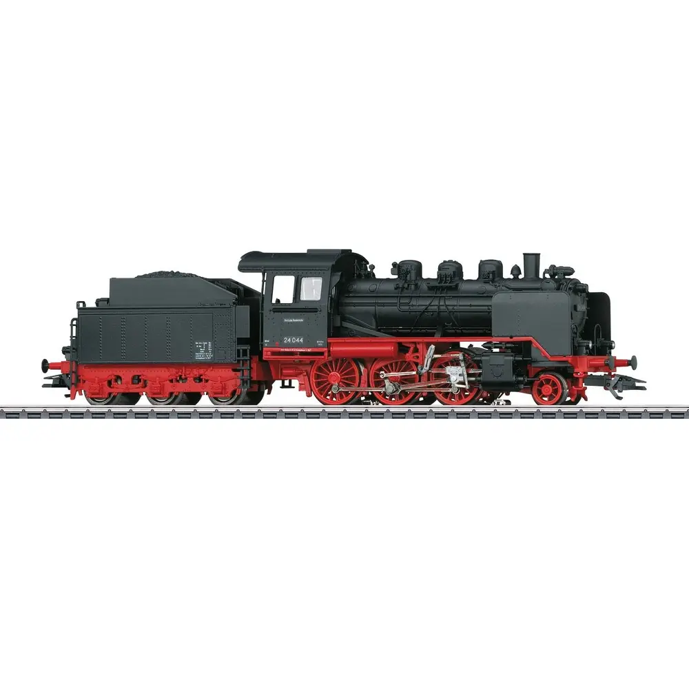 Locomotive à vapeur avec tender séparé BR 24 - Märklin 36244 - HO 1/87 - DB - Ep III - Digital sound - 3R