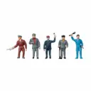 Set 3 personnages "Personnel ferroviaire" Marklin 56405 - I : 1/32 - EP III / IV
