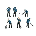 Set 3 personnages "Employés de dépôt" Marklin 56406 - I : 1/32 - EP III / IV