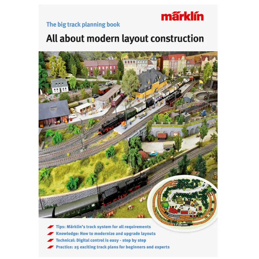 Livre de Réseaux ferroviaire et plans de voies - Anglais MARKLIN 3061