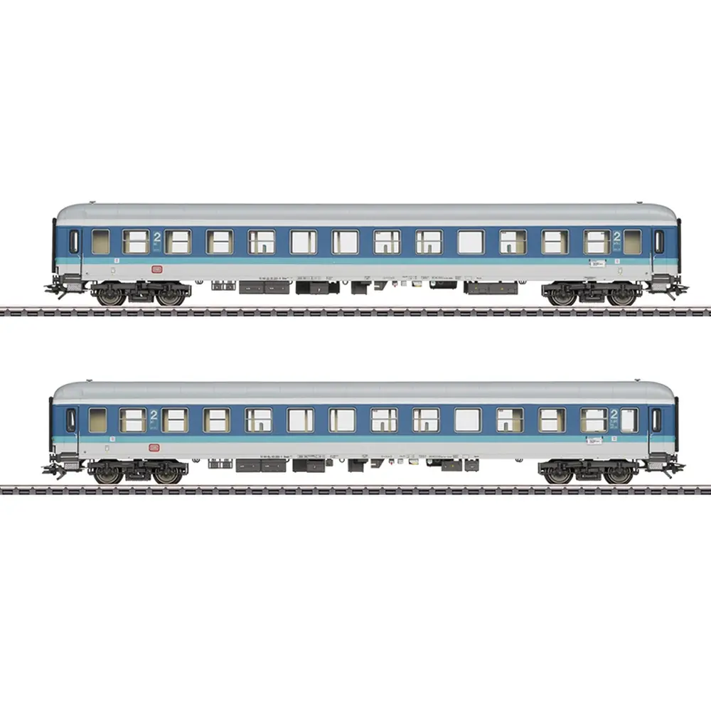 Coffret de deux Voitures Voyageurs InterRegio - Marklin 43901 - Echelle HO 1/87 - EP. V
