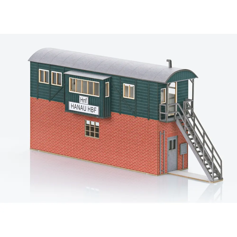 Poste d'aiguillages provisoire Hanau Hbf en kit - Märklin 72901 - HO 1/87 - Ep III-IV