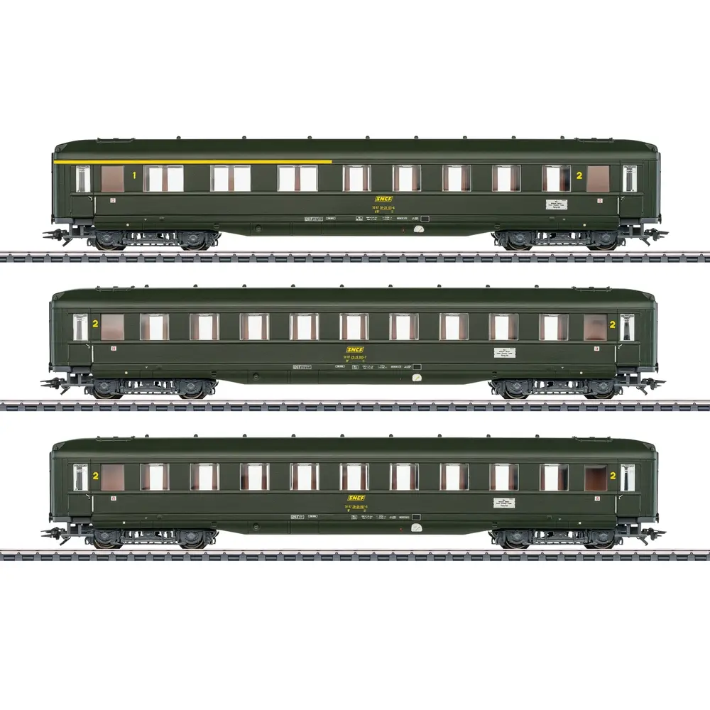 Coffret de voitures voyageurs - Märklin 43230 - HO 1/87 - SNCF - Ep IV - 3R