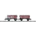 Coffret de 2 wagons à couvercles rabattables - Märklin 46018 - HO 1/87 - SNCB - Ep III - 3R