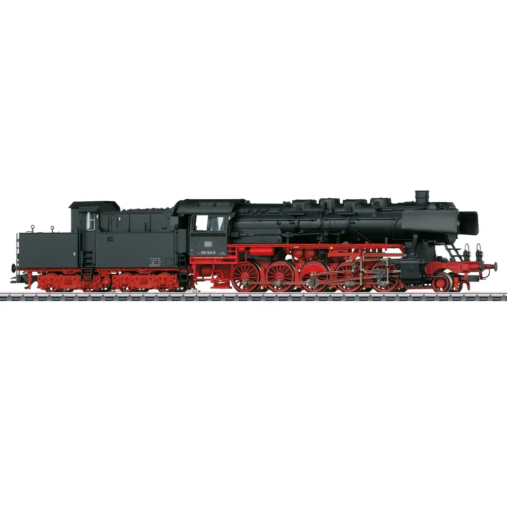 Locomotive à vapeur avec tender cabine série 051 - Märklin 37814 - HO 1/87 - DB - EP IV - 3R - DCC Son
