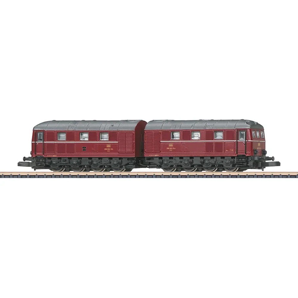 Double locomotive diesel série 288 - Märklin 88151 - DB - Z 1/220 - EP. IV - Analogique - 2R