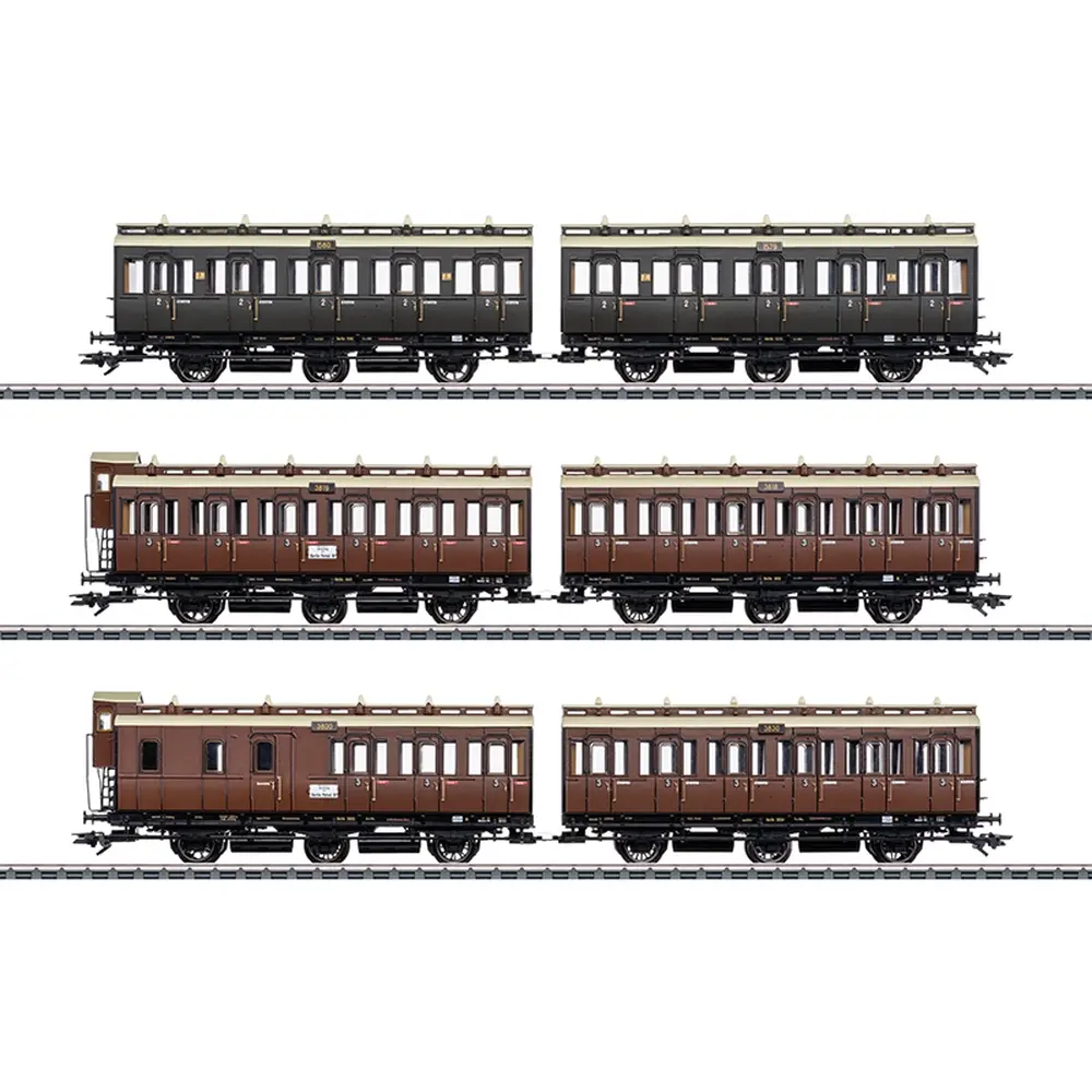 Coffret de voitures à compartiments - Märklin 42047 - HO 1/87 - EP I - 3R