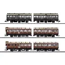 Coffret de voitures à compartiments - Märklin 42047 - HO 1/87 - EP I - 3R