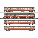 Coffret de voitures voyageurs Swiss Express - Märklin 42190 - CFF/SBB/FFS - HO 1/87 - Ep. IV