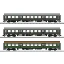 Coffret de voitures voyageurs à accès central Halberstädter - Märklin 42580 - DR/RDA - HO 1/87 - Ep. IV - 3R