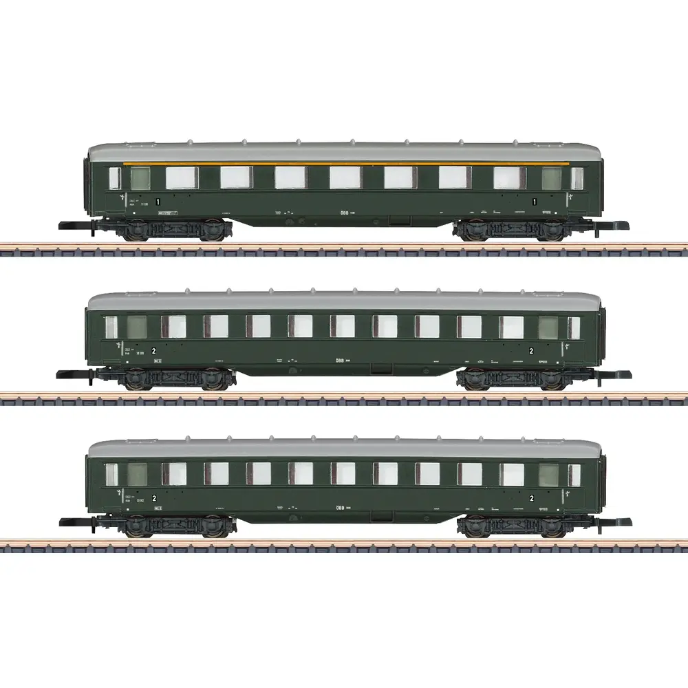 Coffret de voitures à jupes - Märklin 87107 - Z 1/220 - ÖBB - Ep. III