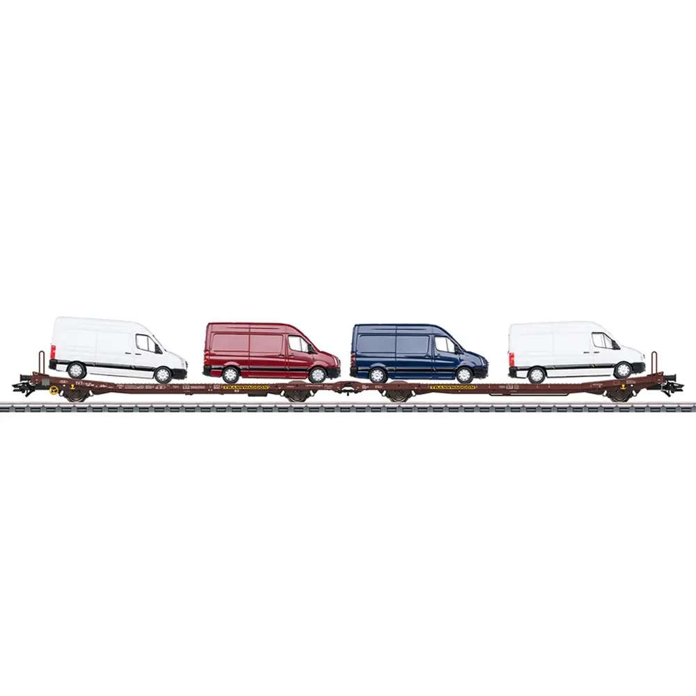 Wagons plats Laads 800B - Märklin 47430 - HO 1/87 - EP VI - 3R
