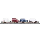Wagons plats Laads 800B - Märklin 47430 - HO 1/87 - EP VI - 3R