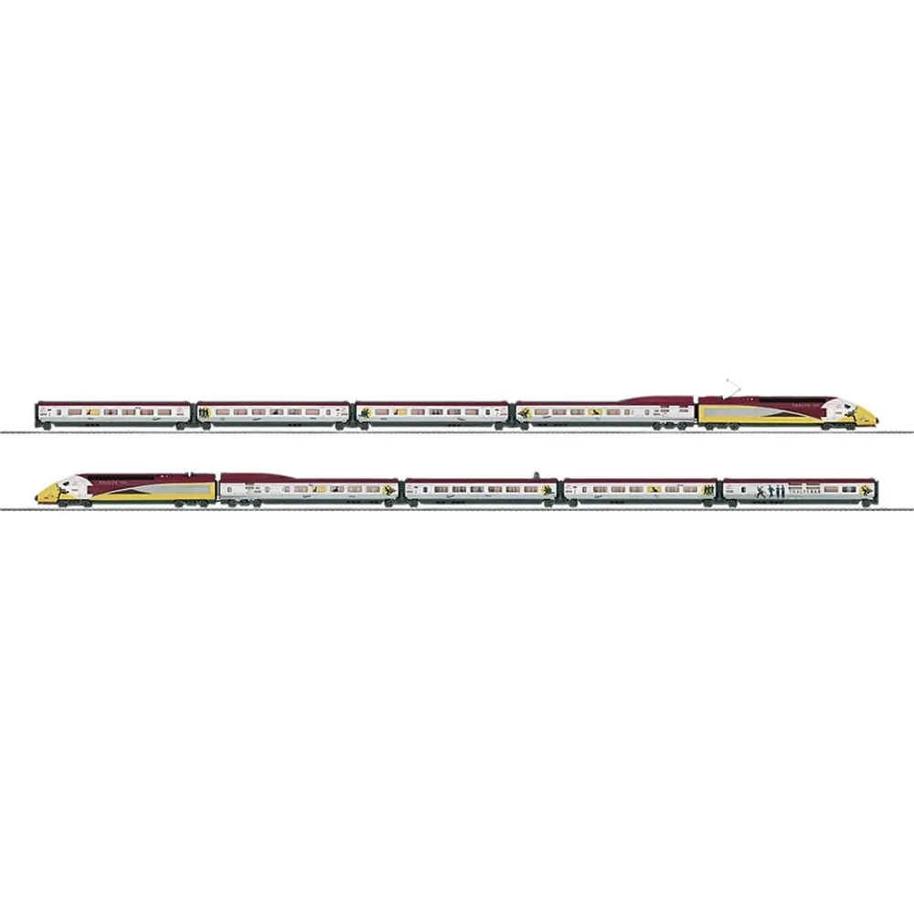 TGV Thalys Tintin et Milou 10 éléments - Märklin 37795 - HO 1/87 - SNCF - Ep VI - Digital sound - 3R