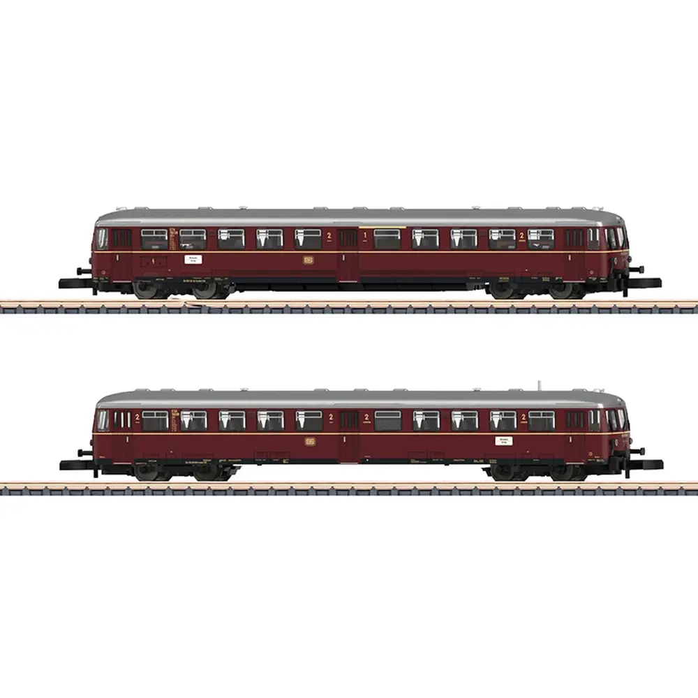 Automotrice à accumulateurs série ETA 150 avec voiture-pilote série ESA 150 - Märklin 88250 - Z 1/220 - DB - Ep III - 2R