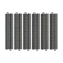 6 éléments de voie droite plastique 180 mm - Märklin my world 23180 - HO 1/87