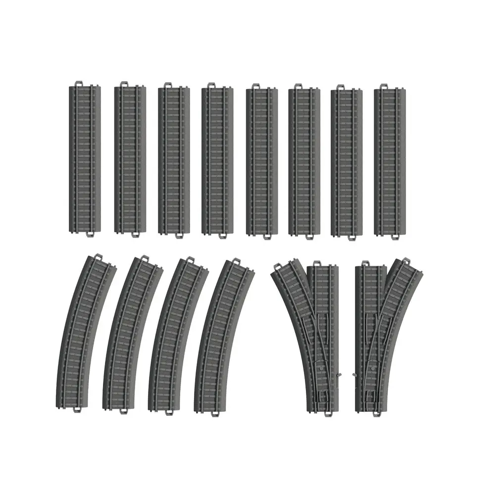 Set rails & aiguillages complémentaires - Märklin my world 23400 - HO 1/87
