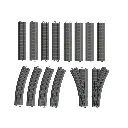 Set rails & aiguillages complémentaires - Märklin my world 23400 - HO 1/87
