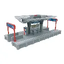 Quai de Gare avec fonctions lumineuses - Märklin my world 72213 - HO 1/87 - 250x110x100mm
