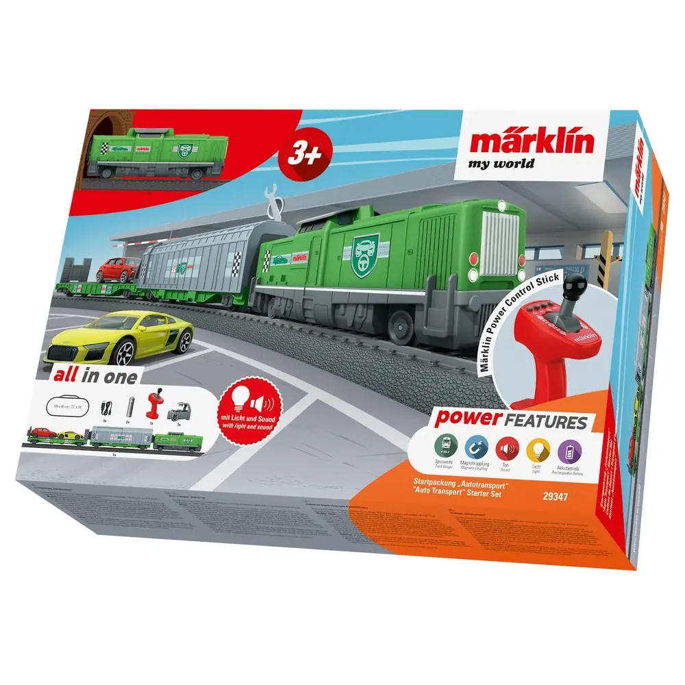 Coffret de départ "Transport d'automobile"  - Marklin my world 29347 - HO 1/87 - DCC SON