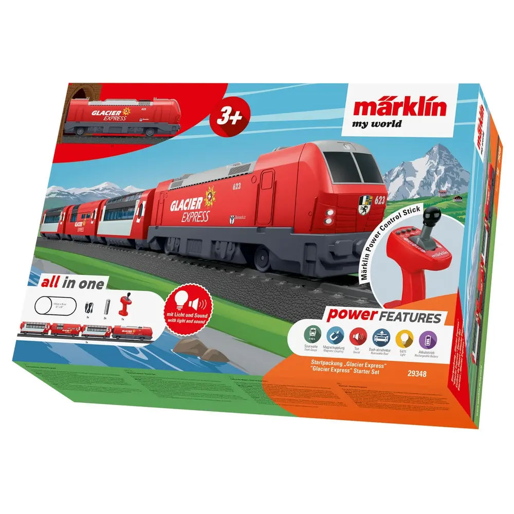 Coffret de départ " Glacier Express" - Märklin My World 29348 - HO 1/87