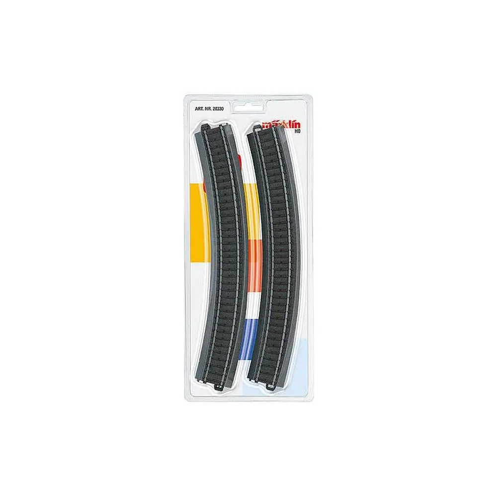 Set de 3 Eléments de Voies Courbe - MARKLIN START UP - 20330 - R3 = 515MM - 30° - 3R