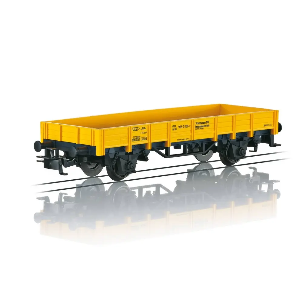 Wagon à bords bas pour grue MARKLIN START UP 4471 - DB - HO 1/87 - EP IV