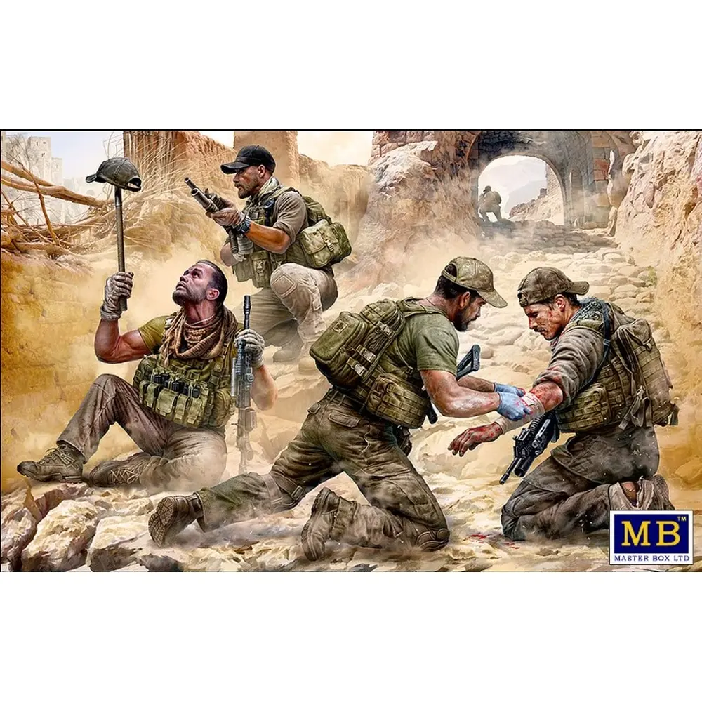 Equipe des Opérations Spéciales "DANGER PROCHE" - Master Box Ltd 35207 - 1/35
