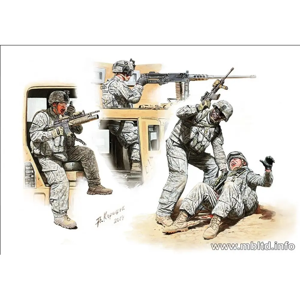 Armée Moderne Américaine - Moyen Orient Master Box Ltd 35170 - 1/35