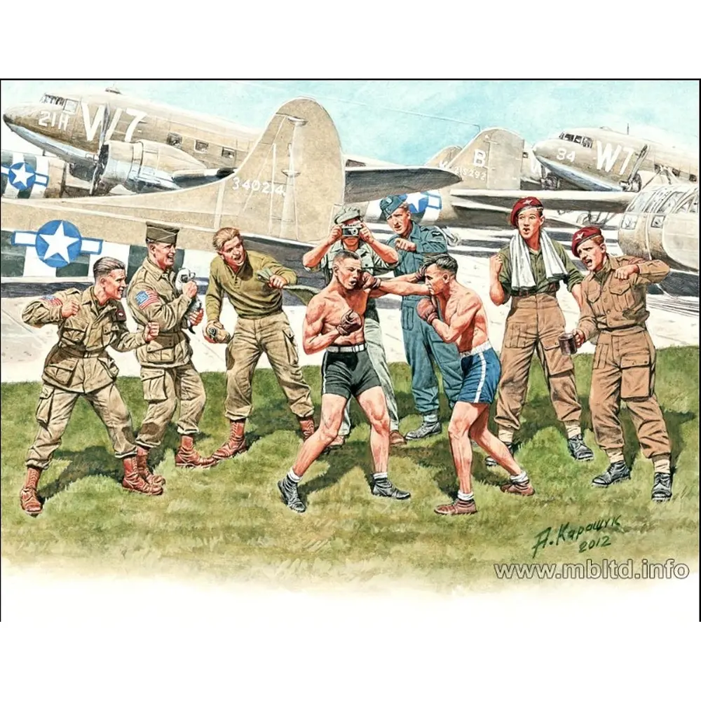 Match Amicale de Boxe  - Parachutistes - Master Box Ltd 35150 - 1/35