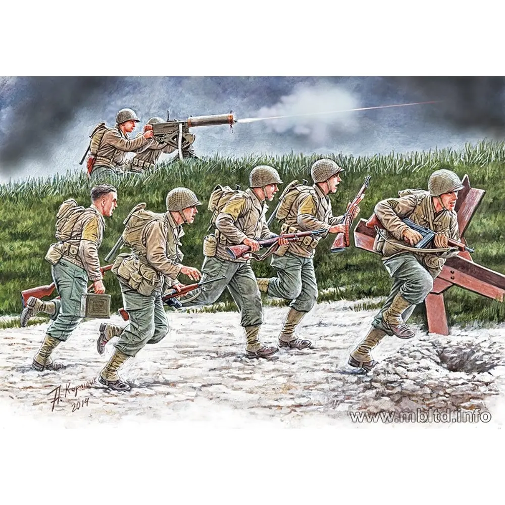 Soldats Américains - Opération Overlord 1944 - Master Box Ltd 35130 - 1/35