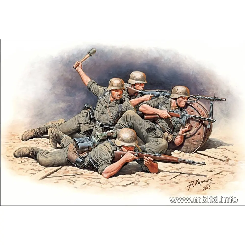 Défense d'Infanterie Allemand - Front EST - Master Box Ltd 35102 - 1/35