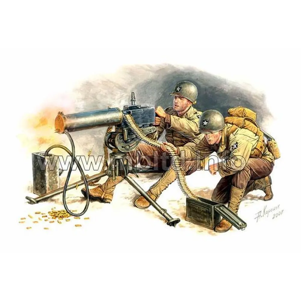 Soldats Mitrailleurs Américains - Master Box Ltd 3519 - 1/35