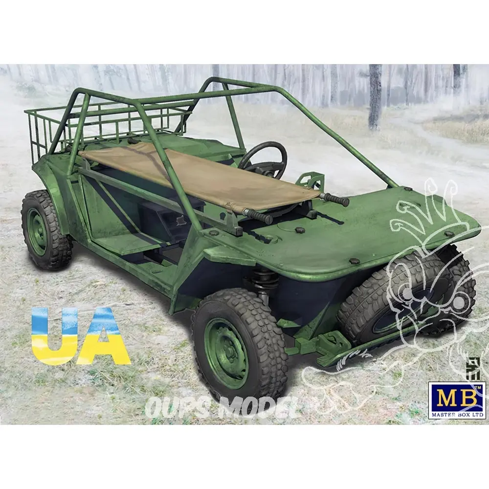 Buggy Mongoose version évacuation Forces Ukrainienne - Master Box Ltd 35240 - 1/35