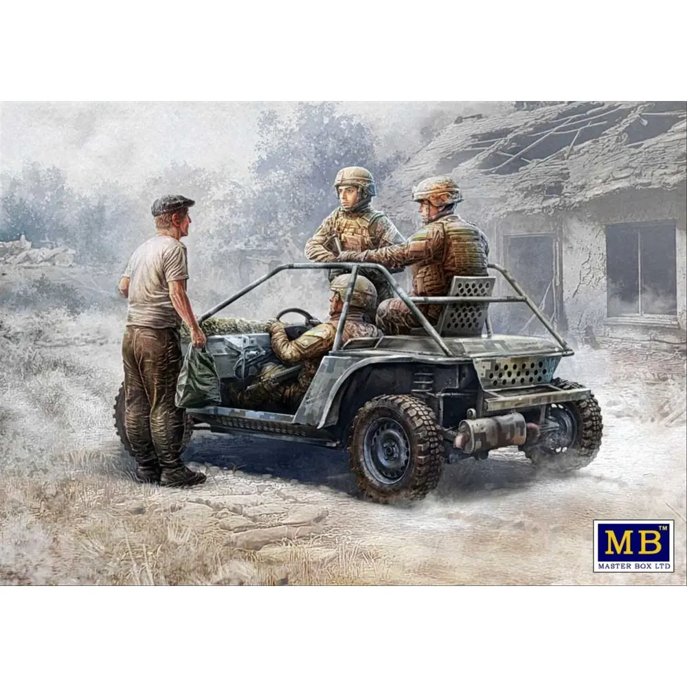 Infanterie ukrainienne, Kursk Region été 2024 - Master Box 35247 - 1/35