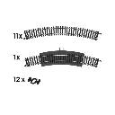 Coffret de voies courbes N°5 - Mehano F105 - HO 1/87 - Code 100