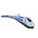 Set de départ TGV POS Mehano T111 - HO : 1/87 - avec tapis de décors