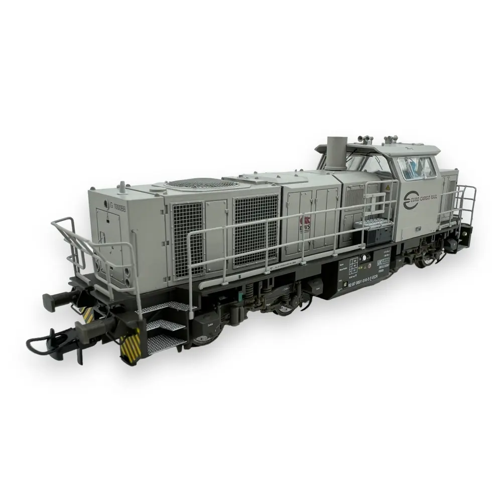 Locomotive diesel Vossloh G1000 Euro Cargo Rail - Mehano 90252 - HO 1/87 - SNCF - Ep VI - Analogique - 2R