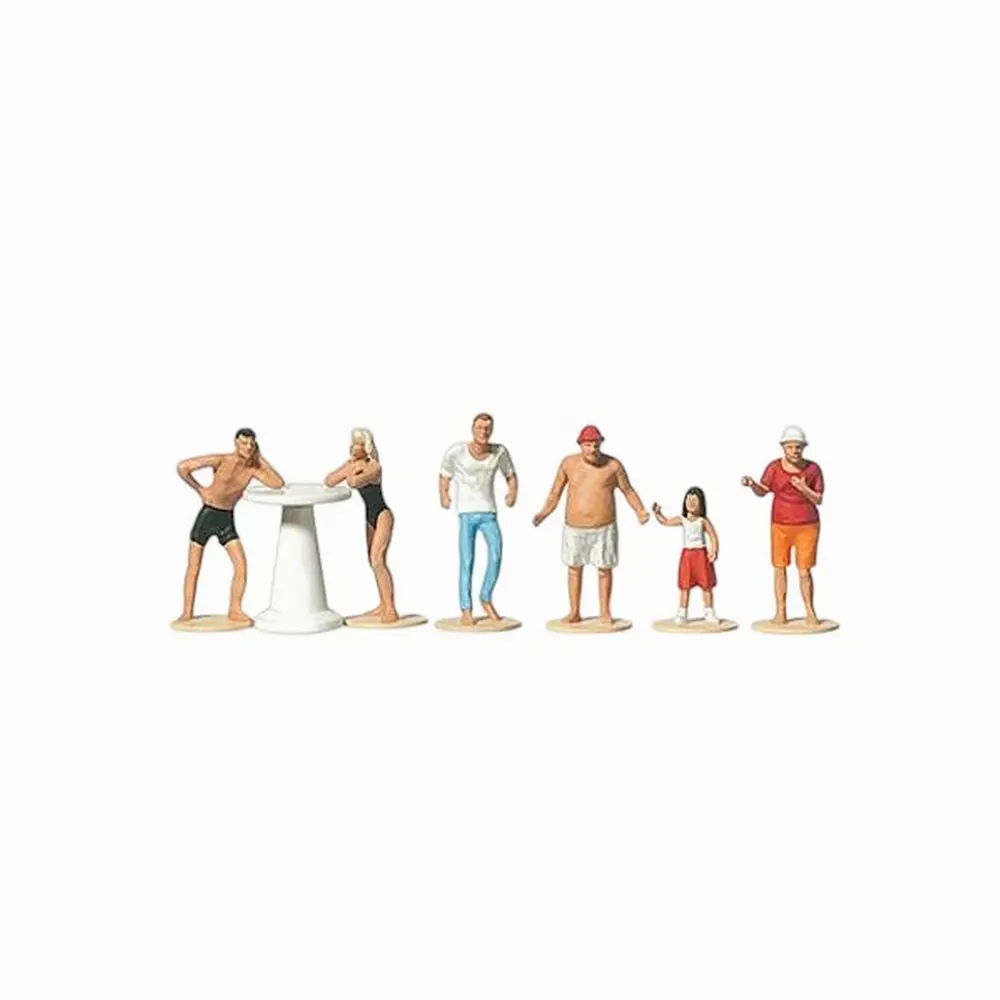 Personnages à la buvette - Merten 0212524 - HO 1/87