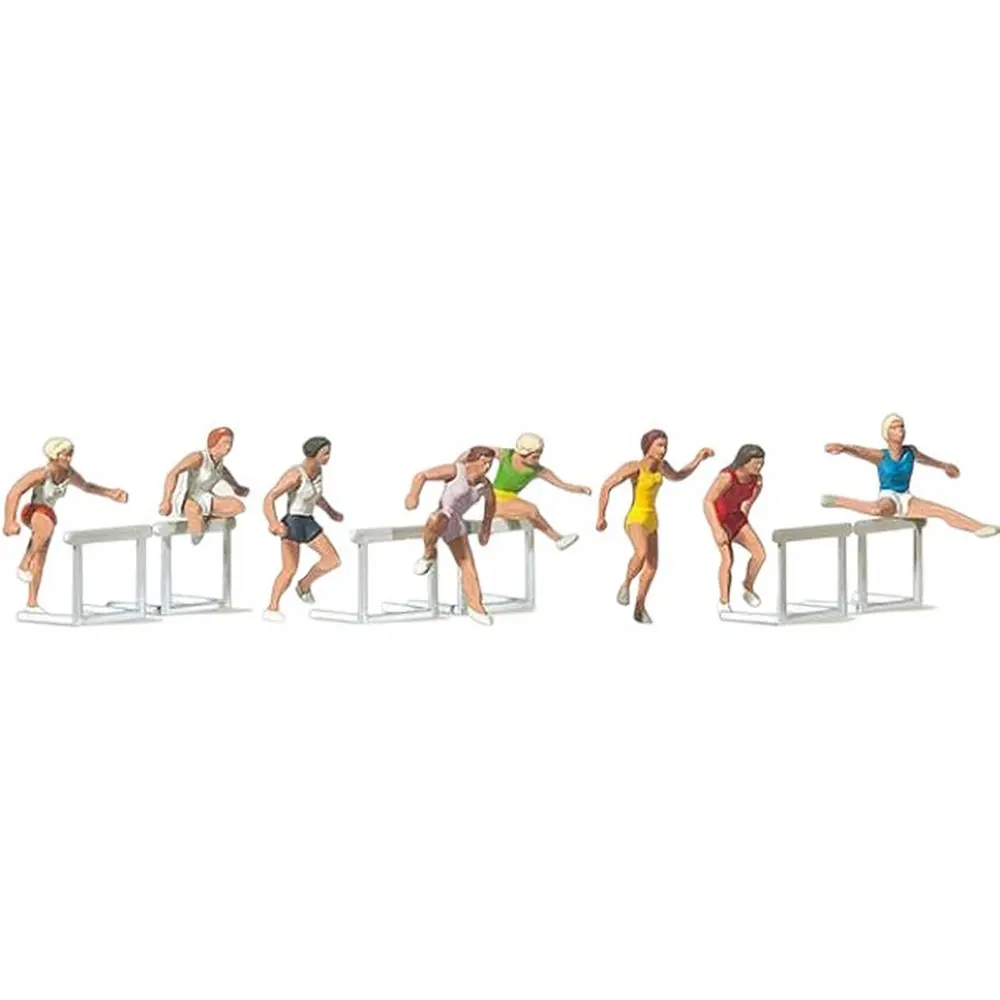 6 personnages Coureuses de haies - Merten 0212486 - HO 1/87