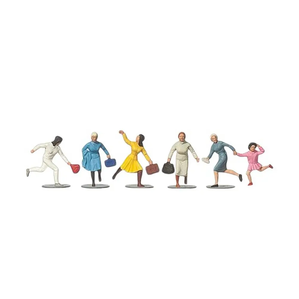 6 voyageuses pressées - Merten 0210971 - HO 1/87