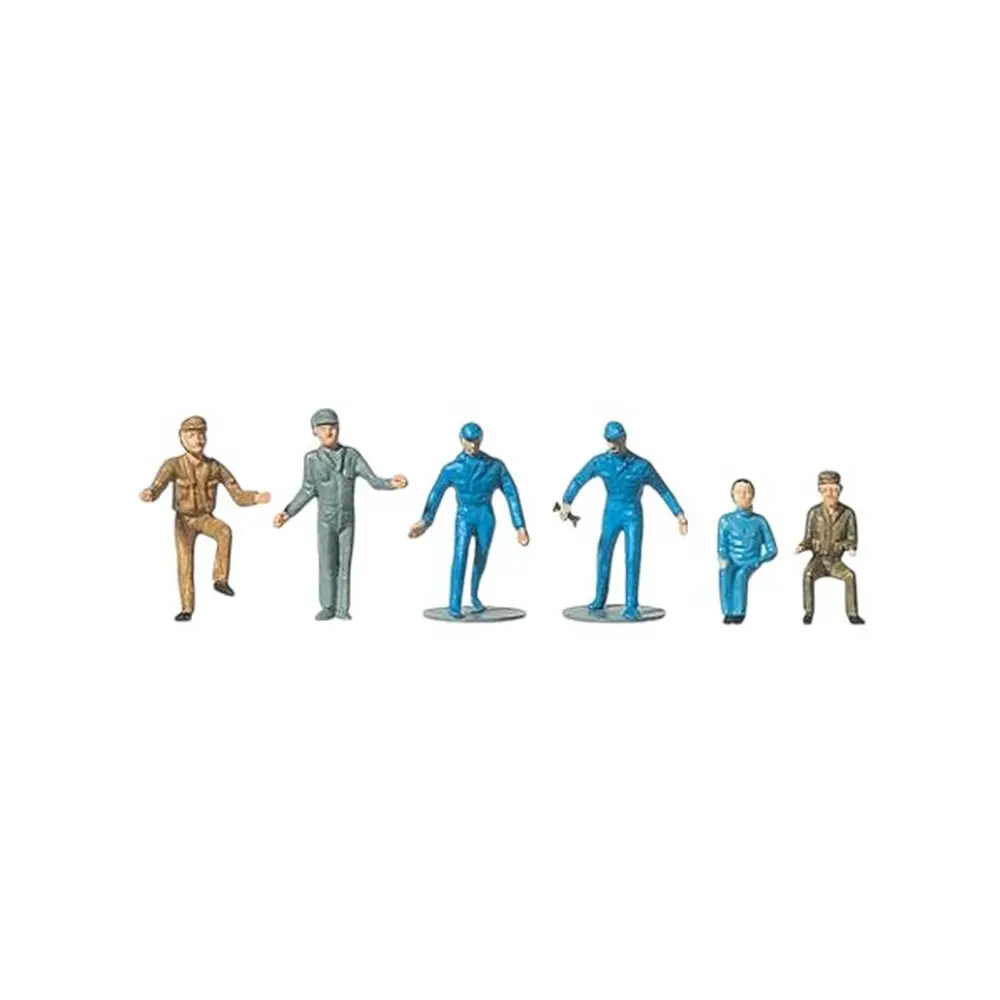 6 personnages "chauffeurs routiers et mécaniciens" - Merten 0215009 - HO 1/87