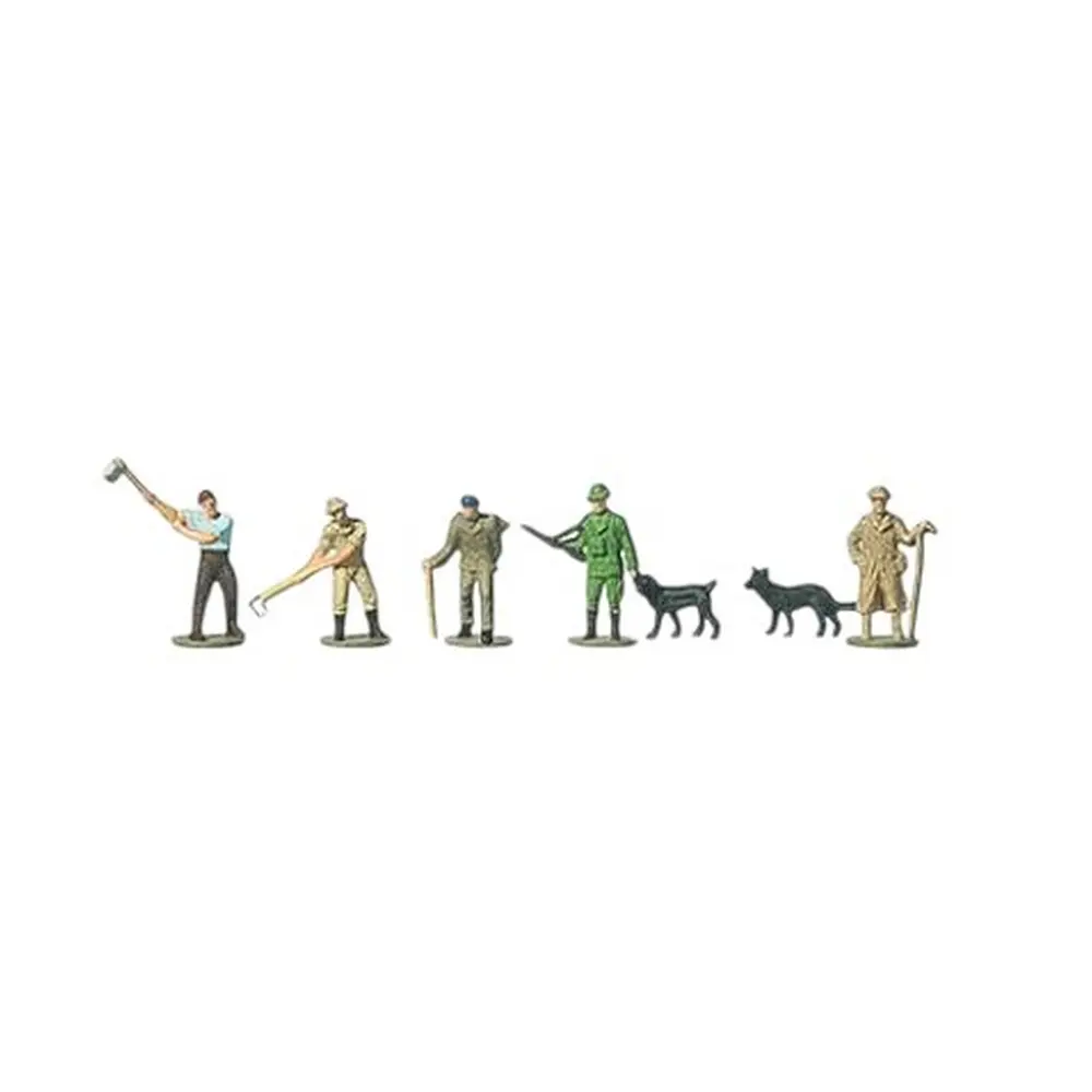 6 personnages ouvriers agricoles - Merten 0270896 - N 1/160